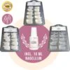 Nageltips Met Lijm (10ML) Nagels Geschikt Voor Polygel Acryl Nagels Gellak Gel Nagellak - Nepnagels - Nagellijm - Natuurlijk