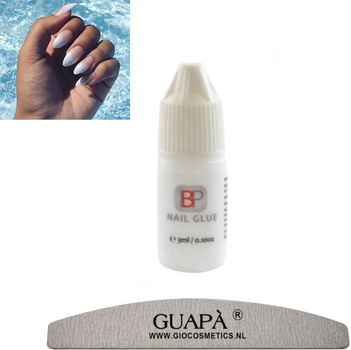 GUAPÀ® Nagellijm Voor Nagel Tips | Plaknagels | Nepnagels & Nail Art | Nail Glue 3 Gr 1 GUAPÀ® Nagellijm Voor Nagel Tips | Plaknagels | Nepnagels & Nail Art | Nail Glue 3 Gr