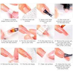 Merkloos Mtssii - POLYGEL Kit - 4 Kleuren Polygel 30ML - Roze En Wit - Starterkit - Manicure Set- Gellak - UV Lamp - Polygel Nagels Starterspakket - Nepnagels - -Cosmetisch Kortingswinkel 1200x1198 14