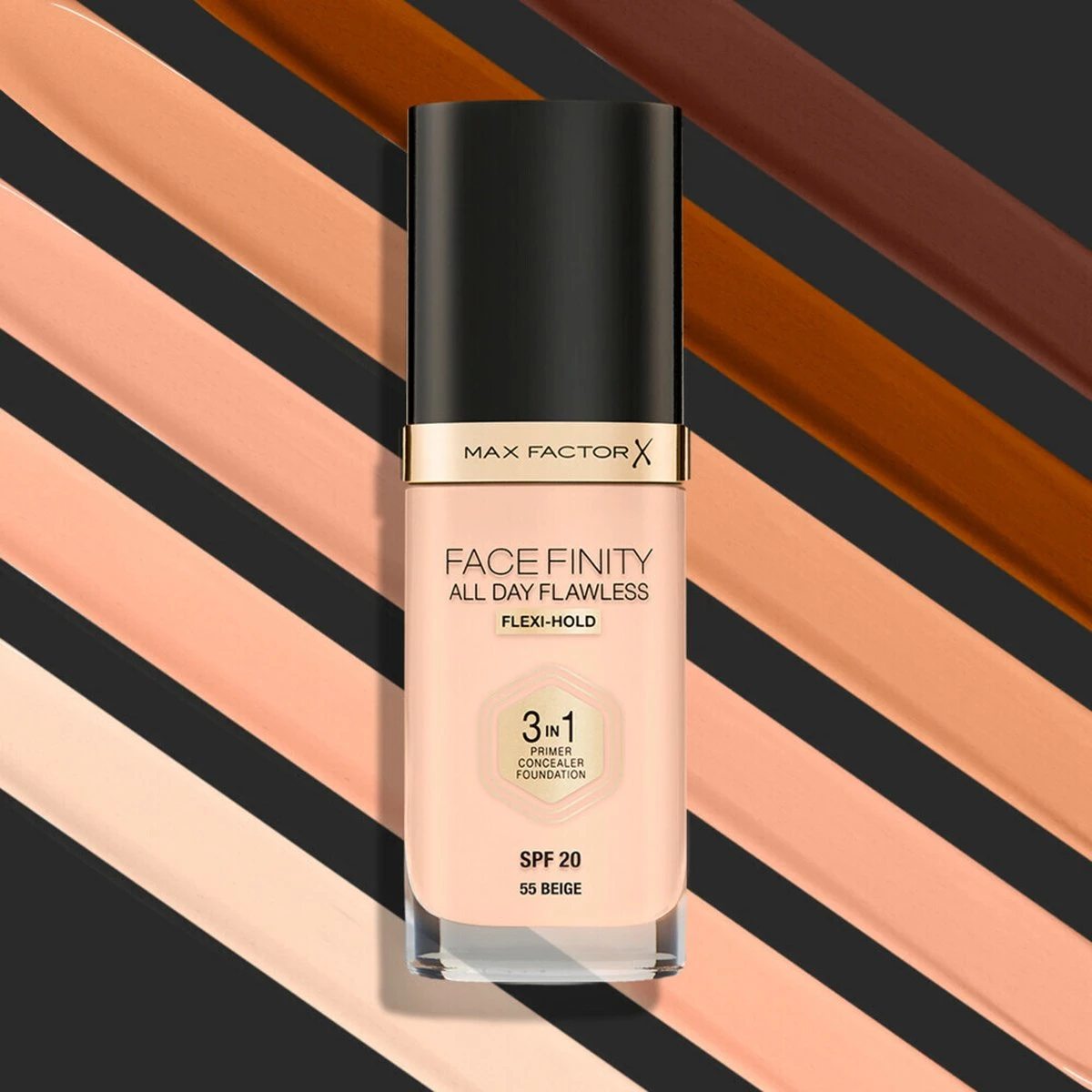 Max Factor Facefinity All Day Flawless 3-in-1 Liquid Foundation - 085 Caramel 2 Max Factor Facefinity All Day Flawless 3-in-1 Liquid Foundation - 085 Caramel - Afbeelding 2