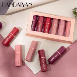 Handaiyan Lipstick Matte - Set Van 6 Kleuren - Lippenstift - Langhoudend - Make Up -Cosmetisch Kortingswinkel 1200x1200 1445
