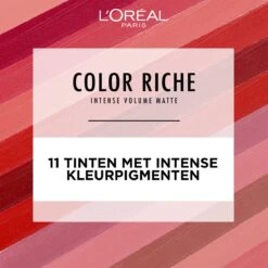 L'Oréal Paris - Color Riche Intense Volume Matte Lipstick - 346 Le Rouge Determination - Lippenstift Rood 9 L'Oréal Paris - Color Riche Intense Volume Matte Lipstick - 346 Le Rouge Determination - Lippenstift Rood -Cosmetisch Kortingswinkel 1200x1200 1489