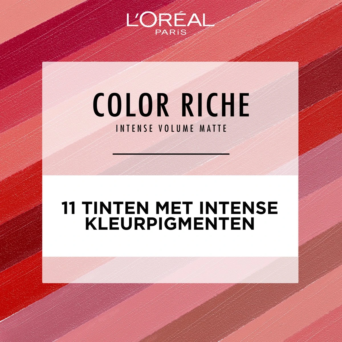 L'Oréal Paris - Color Riche Intense Volume Matte Lipstick - 346 Le Rouge Determination - Lippenstift Rood 3 L'Oréal Paris - Color Riche Intense Volume Matte Lipstick - 346 Le Rouge Determination - Lippenstift Rood - Afbeelding 3