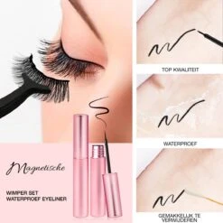 Merkloos Magnetische Wimpers - Katten Oog - Magnetische Nep Wimpers Met 2 Magnetic Eyeliners En Applicator - Valse Wimpers - Magnetic Lashes - Magnetische Wimpers Set -Cosmetisch Kortingswinkel 1200x1200 1625