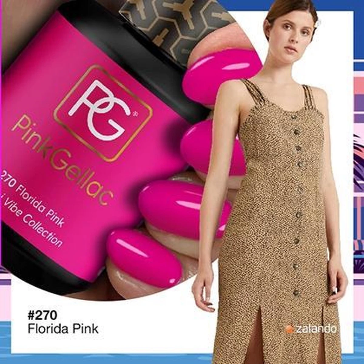 Pink Gellac - Florida Pink - Gellak - Vegan - Roze - Glanzend - 15ml 5 Pink Gellac - Florida Pink - Gellak - Vegan - Roze - Glanzend - 15ml - Afbeelding 5