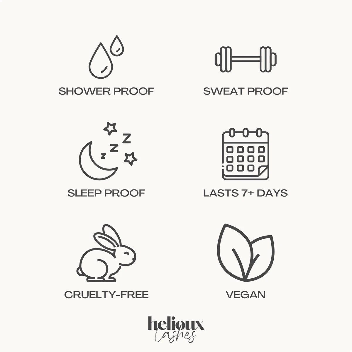 Helioux® - Quicklashes Nepwimpers - DIY Wimpersextensions Voor Thuis - 8mm - Blijven 5+ Dagen Zitten - Complete Set Incl. Wimpers, Lijm, Remover, Pincet - Herbruikbaar - Falscara 4 Helioux® - Quicklashes Nepwimpers - DIY Wimpersextensions Voor Thuis - 8mm - Blijven 5+ Dagen Zitten - Complete Set Incl. Wimpers, Lijm, Remover, Pincet - Herbruikbaar - Falscara - Afbeelding 4