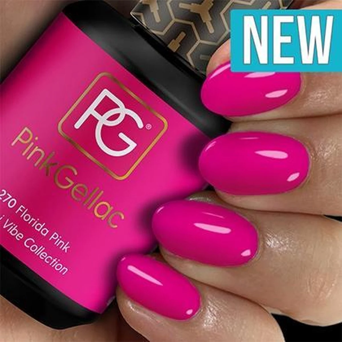 Pink Gellac - Florida Pink - Gellak - Vegan - Roze - Glanzend - 15ml 9 Pink Gellac - Florida Pink - Gellak - Vegan - Roze - Glanzend - 15ml - Afbeelding 9