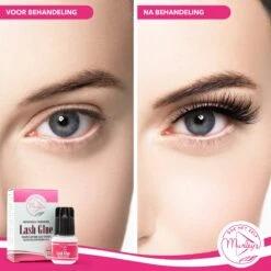 MURLEY'S Wimperlijm- Wimperextensions Lijm - Lash Glue - Zwart - Eenmalig Aanbrengen Voor Wekenlang Plezier - Perfecte Wimpers -Cosmetisch Kortingswinkel 1200x1200 1666