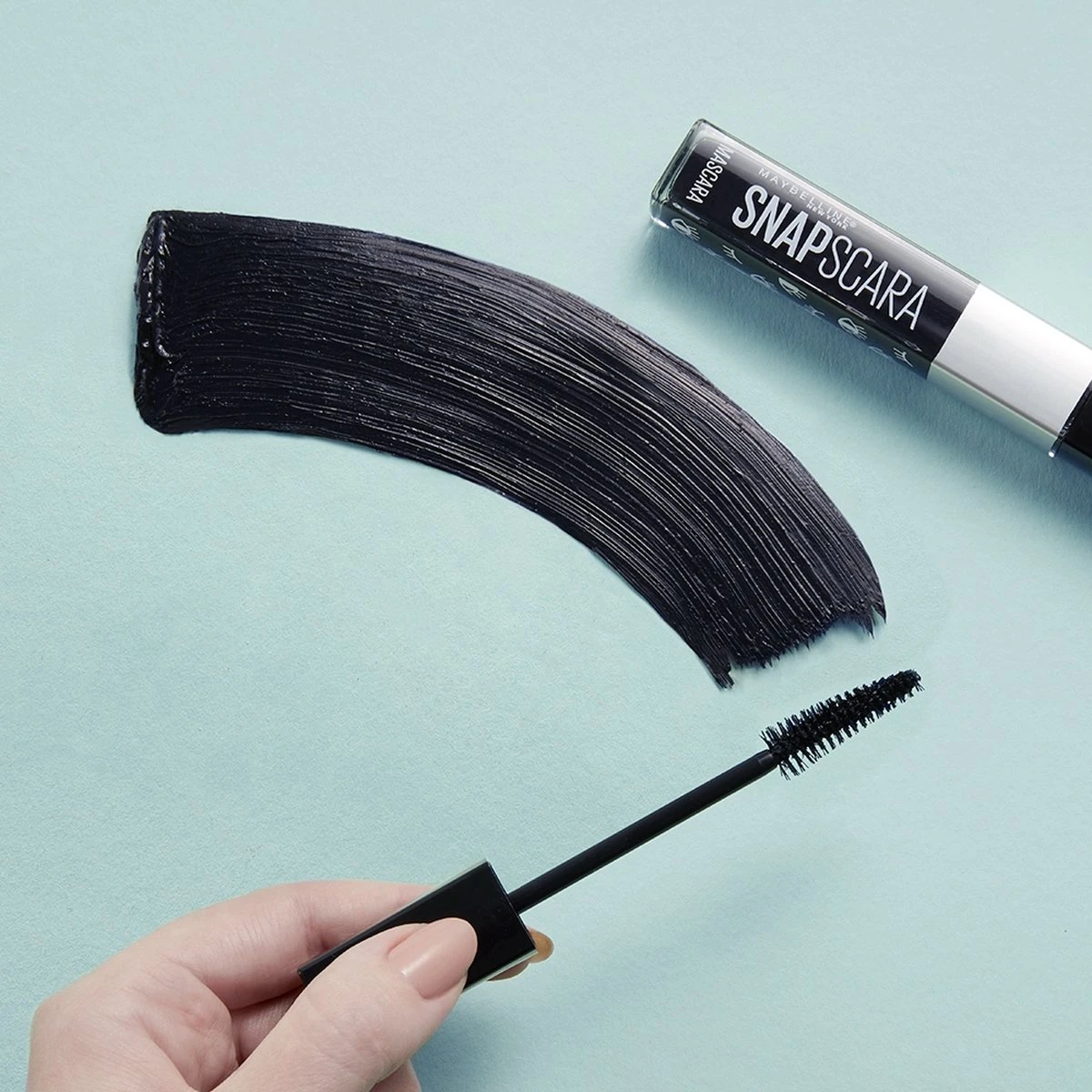 Maybelline Snapscara Mascara - HD Black - Zwart - Natuurlijk Uitziend Volume 7 Maybelline Snapscara Mascara - HD Black - Zwart - Natuurlijk Uitziend Volume - Afbeelding 7