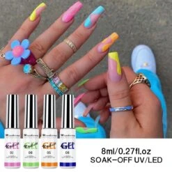 Nail Art Gel - Fine Liner Gel - 12 Stuks - UV/LED Gel - Gellak - Nagel Gellak - UV/LED Lamp - UV/LED Nageldroger - Gelnagels - Nepnagels - Acrylnagels - Tekenpenseel Nagels - Professioneel - Hoge Kwaliteit -Cosmetisch Kortingswinkel 1200x1200 172