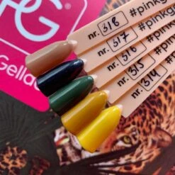 Pink Gellac Gel Nagellak Kleur 314 Lion Yellow -Cosmetisch Kortingswinkel 1200x1200 177