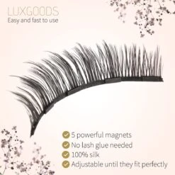 Luxgoods Magnetische Wimpers - Wimperset 3 Paar+ 1 Flesjes Eyeliner+ 1 Pencet - Herbruikbaar-magneet Wimpers -lashes-magnetic Lashes -Cosmetisch Kortingswinkel 1200x1200 1912