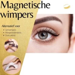 Magnetische Eyeliner Met 3D Magnetische Wimpers - Nepwimpers - Herbruikbaar - Zwart- Wimperset - Wimper Extensions - -Cosmetisch Kortingswinkel 1200x1200 1928