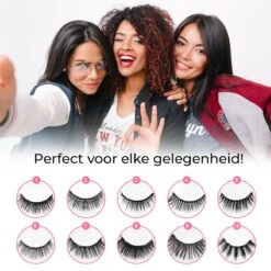 Mina Beauty Magnetische Wimpers – Magnetic Lashes - Wimperset (10 Stuks) Met 2 Magnetische Eyeliners En Een Applicator -Cosmetisch Kortingswinkel 1200x1200 1948