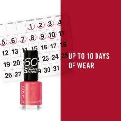 Rimmel London 60 Seconds Super Shine Nagellak - 717 Flamingo Fuchsia -Cosmetisch Kortingswinkel 1200x1200 239