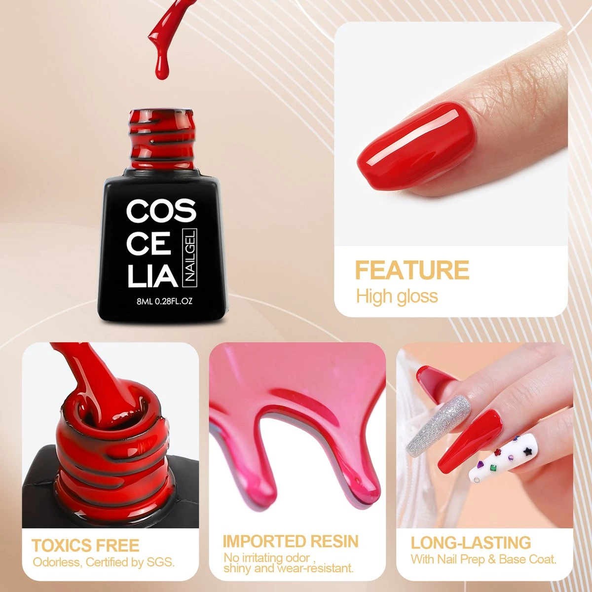 Royala D11 Gellak Starters Pakket + Inclusief UV LED Lamp + 10 Verschillende Gellak Kleuren - Gellak Lamp – Gellac Set - Alle Benodigdheden In Eén - Uitgebreid 62-Delig Pakket- Gel Polish Set - Gellak Set - UV LED Lamp 11 Royala D11 Gellak Starters Pakket + Inclusief UV LED Lamp + 10 Verschillende Gellak Kleuren - Gellak Lamp – Gellac Set - Alle Benodigdheden In Eén - Uitgebreid 62-Delig Pakket- Gel Polish Set - Gellak Set - UV LED Lamp - Afbeelding 11