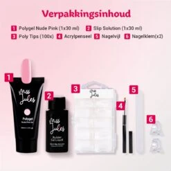 Miss Jules® Polygel Kit - 30 Ml Nude Pink - Polygel Nagels Starterspakket – Polygel Set Incl. Instructievideo (NL) – Polygel Starters Kit 10 Miss Jules® Polygel Kit - 30 Ml Nude Pink - Polygel Nagels Starterspakket – Polygel Set Incl. Instructievideo (NL) – Polygel Starters Kit -Cosmetisch Kortingswinkel 1200x1200 326