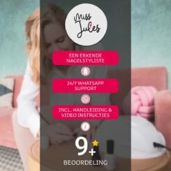 Miss Jules - Complete Gellak Starterspakket - Kleur 3 X Roze - Glanzend & Dekkend Resultaat - Inclusief UV/LED Lamp & Instructievideo (NL) -Cosmetisch Kortingswinkel 1200x1200 351