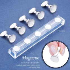 Merkloos Nailtrainer Oefenhand Voor Nagels 12-delige Set - Acryl Nagels Starterspakket - Starter Kit Nagel Display Magnetische Waaier – Kunstnagels Plaknagels - Nail Art Set - Uv Lamp Gelnagels Houd -Cosmetisch Kortingswinkel 1200x1200 40