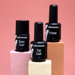 Gellak Méanail - Starterspakket- Primer 15ml- Base Coat 10ml- Top Coat 15ml & Nailaccessoires -Cosmetisch Kortingswinkel 1200x1200 417