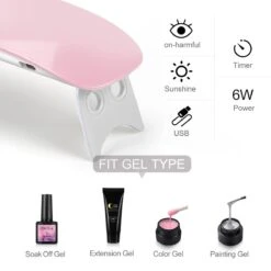 Royala C - Gellak Starterspakket + Inclusief Portable UV LED Lamp + Met 6 Verschillende Gellak Kleuren - Gellak Lamp – Gellac Set - Alle Benodigdheden In Eén -Cosmetisch Kortingswinkel 1200x1200 434
