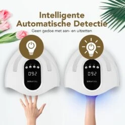 BoraPora Professionele Nageldroger - 280 Watt UV LED Lamp Nagels - 66 Leds - Nagel UV Lamp - Gellak Lamp - Nagellamp - Nagellamp Led - Nagellamp Voor Gel Nagellak - Nagellamp Led Uv - Nagellamp Uv - Nagellamp Gelnagels - Gellak - Nageldroger -Cosmetisch Kortingswinkel 1200x1200 469
