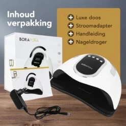 BoraPora Professionele Nageldroger - 280 Watt UV LED Lamp Nagels - 66 Leds - Nagel UV Lamp - Gellak Lamp - Nagellamp - Nagellamp Led - Nagellamp Voor Gel Nagellak - Nagellamp Led Uv - Nagellamp Uv - Nagellamp Gelnagels - Gellak - Nageldroger -Cosmetisch Kortingswinkel 1200x1200 470