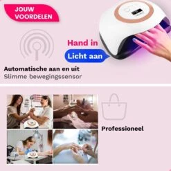 Seidon© Nageldroger 168W - LED Lamp Nagels - Gellak Lamp - UV Lamp Gelnagels -Cosmetisch Kortingswinkel 1200x1200 478
