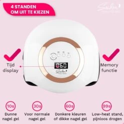 Seidon© Nageldroger 168W - LED Lamp Nagels - Gellak Lamp - UV Lamp Gelnagels -Cosmetisch Kortingswinkel 1200x1200 480