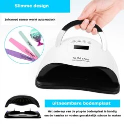 Nageldroger - Nageldrogers - 80 Watt UV LED Lamp Nagels - 45 Leds - Nagellak Droger - UV LED Lamp - Nagellamp - Nail Dryer - Nageldroger Voor Gel Nagellak - Gewone Nagellak - Wit -Cosmetisch Kortingswinkel 1200x1200 487
