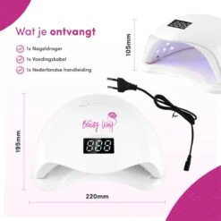 TheBeautyWay Nageldroger - Voor Gelnagels - Geschikt Voor Elke Nagel Gellak - 24 LEDs 15 TheBeautyWay Nageldroger - Voor Gelnagels - Geschikt Voor Elke Nagel Gellak - 24 LEDs -Cosmetisch Kortingswinkel 1200x1200 500
