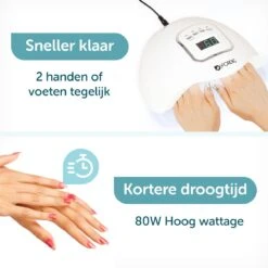 ForDig 80W Professionele Nageldroger Voor Gel Nagels - Nagellak Droger Met UV LED Lamp En Timer Voor Gelnagels - Nageldrogerlamp Met 45 LED Lampjes Voor Nagel Gellak - Geschikt Voor Manicure En Pedicure - Nagellakdroger Hard Gelpolish Builder 11 ForDig 80W Professionele Nageldroger Voor Gel Nagels - Nagellak Droger Met UV LED Lamp En Timer Voor Gelnagels - Nageldrogerlamp Met 45 LED Lampjes Voor Nagel Gellak - Geschikt Voor Manicure En Pedicure - Nagellakdroger Hard Gelpolish Builder -Cosmetisch Kortingswinkel 1200x1200 502