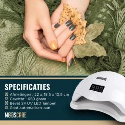 MOOSCARE 48 Watt LED Lamp Voor Gellak Nagels - UV Lamp Gelnagels - Nail Art Nagellamp - Gel Nagellak Nageldroger 12 MOOSCARE 48 Watt LED Lamp Voor Gellak Nagels - UV Lamp Gelnagels - Nail Art Nagellamp - Gel Nagellak Nageldroger -Cosmetisch Kortingswinkel 1200x1200 504