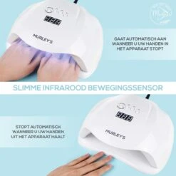 Murley’s Pro Dual Nagellamp Gellak Nageldroger - UV LED Nagel Lamp - 54 Watt - 36 LED’s -Cosmetisch Kortingswinkel 1200x1200 510