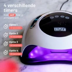 Triple J® UV Lamp Gelnagels - Nageldroger - Nagellamp - Automatische Timer - 36 LEDs - Wit -Cosmetisch Kortingswinkel 1200x1200 517