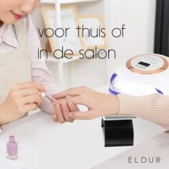 Eldur® Nageldroger - Nagellamp 168W - Gelnagels UV Lamp Nagels - Gellak Lamp -Cosmetisch Kortingswinkel 1200x1200 525