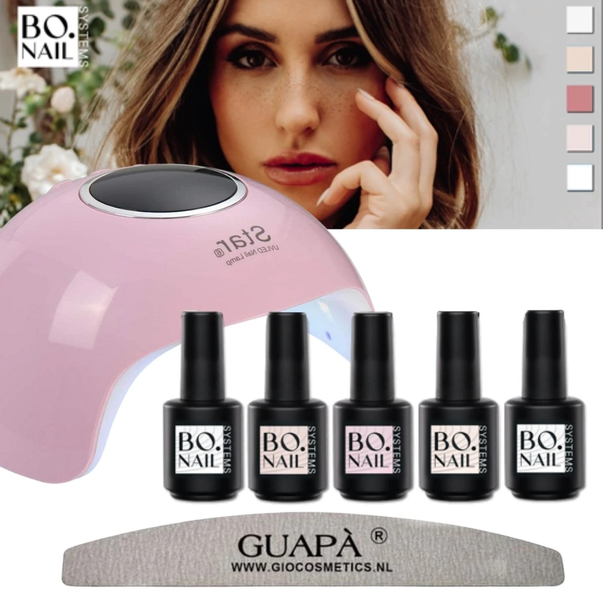 GUAPÀ® BIAB Builder Gel In A Bottle Nagelset | Inclusief Led Lamp Nagels | Gelnagels Starterspakket | Nagellak | Gellak | Builder Gel | 5 X 15 Ml BIAB Met Kleur 1 GUAPÀ® BIAB Builder Gel In A Bottle Nagelset | Inclusief Led Lamp Nagels | Gelnagels Starterspakket | Nagellak | Gellak | Builder Gel | 5 X 15 Ml BIAB Met Kleur