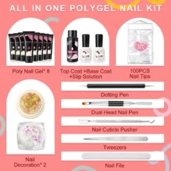 Merkloos Nepnagels - Polygel Set - 8 Kleuren - Nagels Set - Polygel Starter Set - Nagelverlenging Gel Kit - Voor Beginners - Voor DIY Salon Art Nagels 14 Merkloos Nepnagels - Polygel Set - 8 Kleuren - Nagels Set - Polygel Starter Set - Nagelverlenging Gel Kit - Voor Beginners - Voor DIY Salon Art Nagels -Cosmetisch Kortingswinkel 1200x1200 565