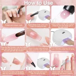 Merkloos Nepnagels - Polygel Set - Nagelverlengingsset - 8 Kleuren - Nagels Set - Temperatuurwisselgel - Lichtgevende Gel - Voor Beginners - Voor DIY Salon Art Nagels - Type A -Cosmetisch Kortingswinkel 1200x1200 583