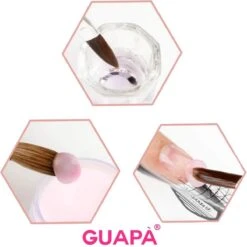 GUAPÀ Acryl Starterspakket | Acryl Nagels | Acrylic Liquid | Acryl Penselen | Dappendish | Acryl Nagels | Acrylic Nails -Cosmetisch Kortingswinkel 1200x1200 599