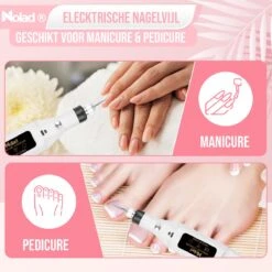 Nolad® Elektrische Nagelvijl - Nagelvijlen - Nagelaccessoires - Wit -Cosmetisch Kortingswinkel 1200x1200 658