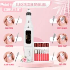 Nolad® Elektrische Nagelvijl - Nagelvijlen - Nagelaccessoires - Wit -Cosmetisch Kortingswinkel 1200x1200 659