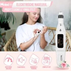 Nolad® Elektrische Nagelvijl - Nagelvijlen - Nagelaccessoires - Wit -Cosmetisch Kortingswinkel 1200x1200 661