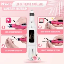 Nolad® Elektrische Nagelvijl - Nagelvijlen - Nagelaccessoires - Wit -Cosmetisch Kortingswinkel 1200x1200 664