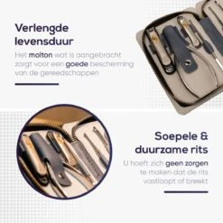 Skeraxo 8-delige Luxe Verschillende Tools - Professioneel Manicure Set & Pedicureset Met Nagelvijl & Nageltang – Behandeling Nagels En Huid -Cosmetisch Kortingswinkel 1200x1200 680