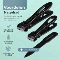 Nagelknipper Set Met Nagelvijl - Nagelset Tegen Kalknagels - Nageltang - Teennagelknipper - Ingegroeide Teennagel - Kalknagel -Schimmelnagel -Cosmetisch Kortingswinkel 1200x1200 689
