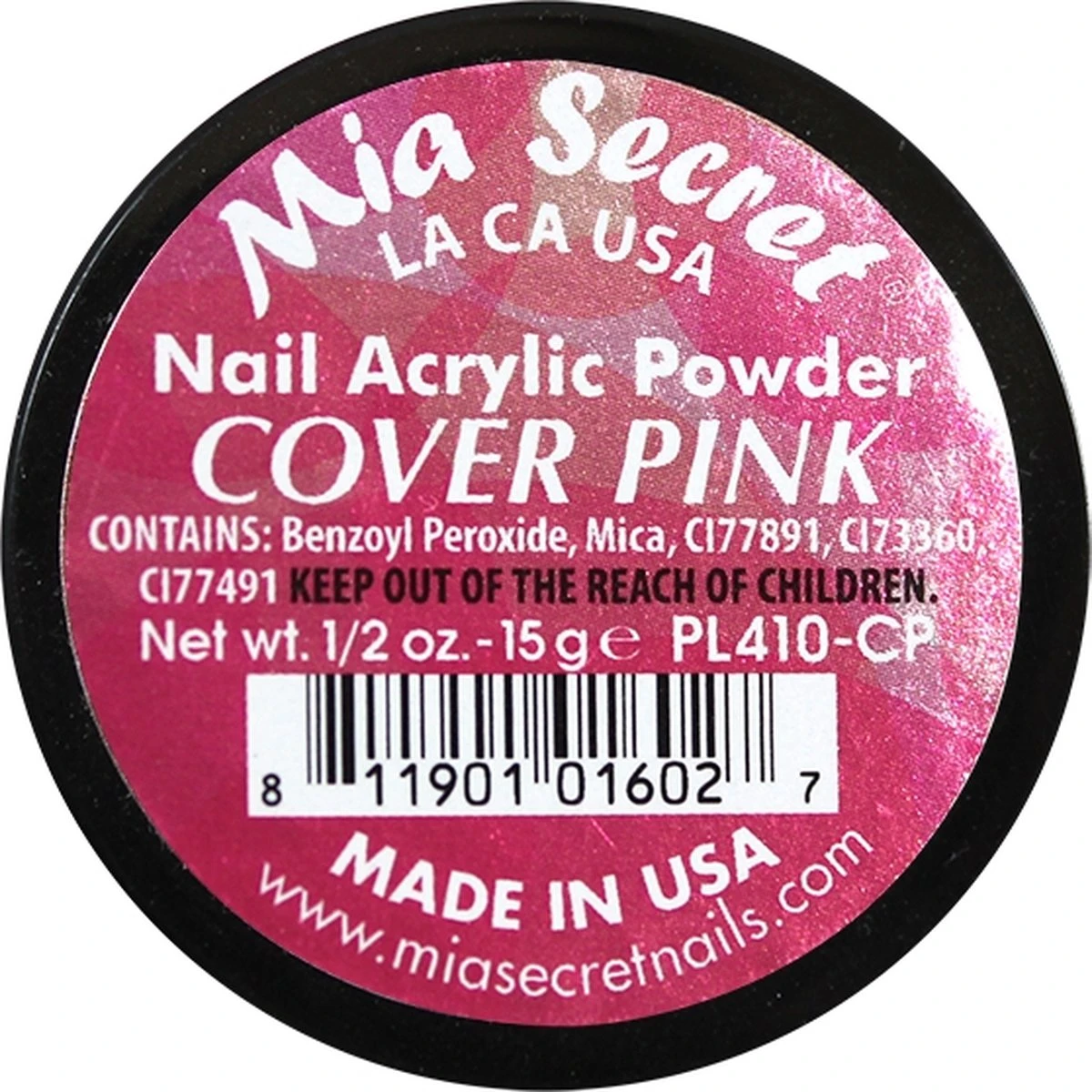 Cover Acryl Poeder Pink 15ml. 1 Cover Acryl Poeder Pink 15ml.