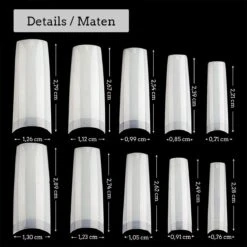 Nagel Tips Eldur - Kunstnagel Set 500 Stuks Wit - Acryl En Gel - 500 Stuks French Nail Tips -Cosmetisch Kortingswinkel 1200x1200 770
