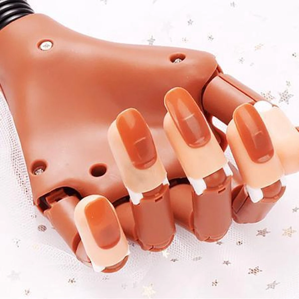 Oefenhand Voor Kunstnagels– Nail Art – All-in-1 Set - Nagel Set – Nail Trainer – Nail Tips – Acrylnagels Starterspakket – Nagel – Nail Trainer Hand – Oefen Hand Nagels - Nailtrainer Nagel Oefenhand 9 Oefenhand Voor Kunstnagels– Nail Art – All-in-1 Set - Nagel Set – Nail Trainer – Nail Tips – Acrylnagels Starterspakket – Nagel – Nail Trainer Hand – Oefen Hand Nagels - Nailtrainer Nagel Oefenhand - Afbeelding 9