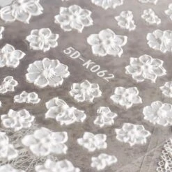 GUAPÀ® Nail Art 3D Nagel Stickers - Nagel Decoratie & Versiering Folie - Nagel Sticker Vellen - Kerst Nagelstickers - Witte Bloem Nagelstickers 5 GUAPÀ® Nail Art 3D Nagel Stickers - Nagel Decoratie & Versiering Folie - Nagel Sticker Vellen - Kerst Nagelstickers - Witte Bloem Nagelstickers -Cosmetisch Kortingswinkel 1200x1200 811